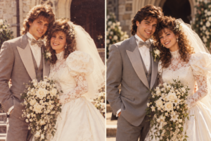 1980s Wedding Then and Now