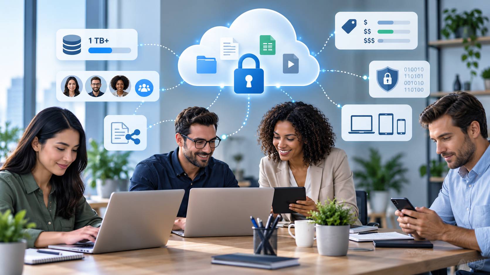 Comparison of secure cloud storage services for small businesses in 2026